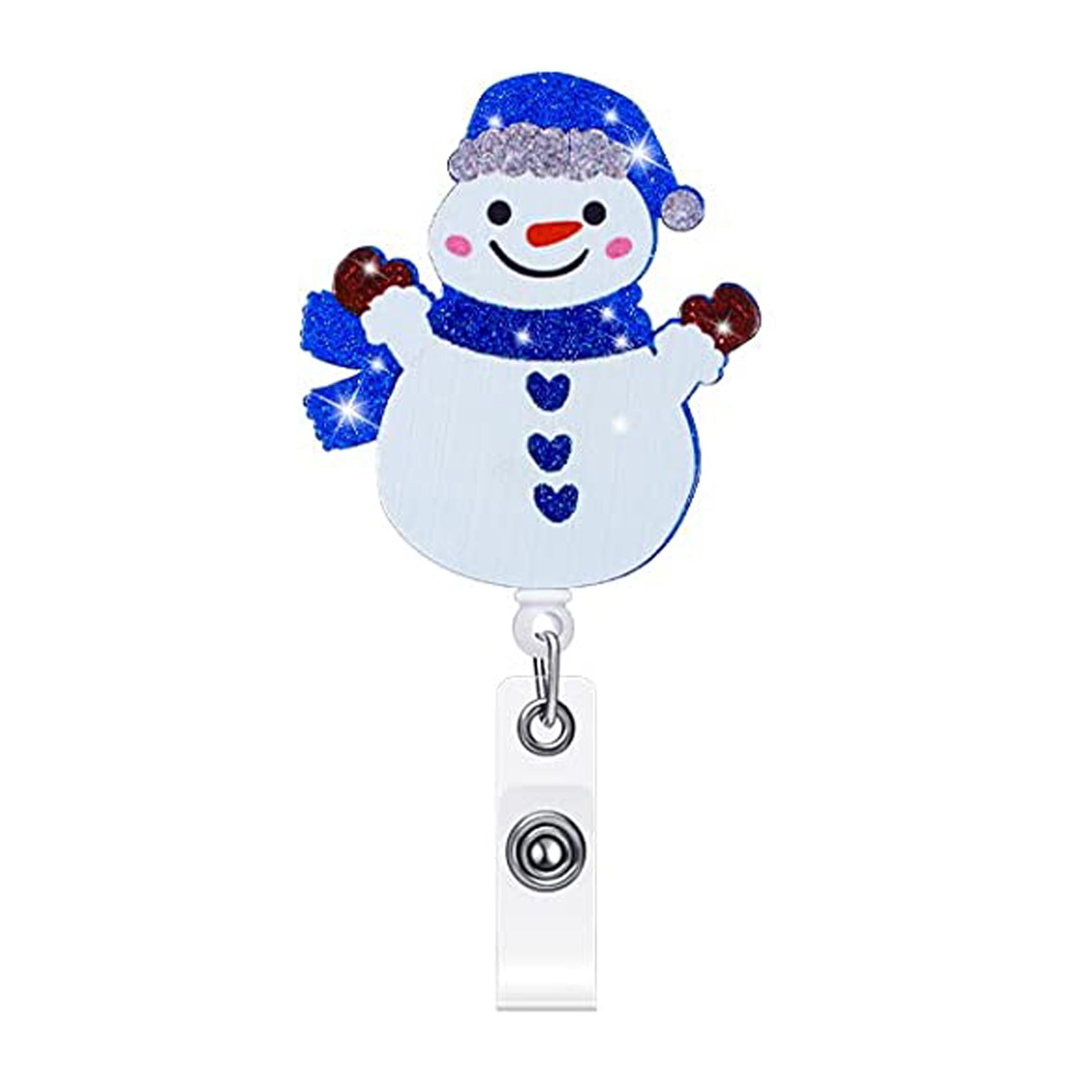 Wholesale Christmas acrylic glitter glitter retractable rotating easy to pull